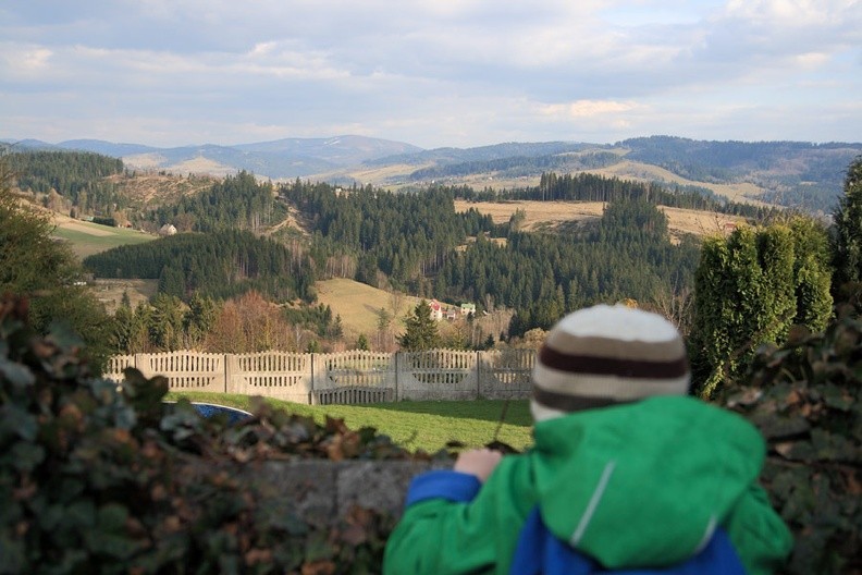 01-IMG 9476 -- Herczawa. Vyhlídka z hospůdki – kierunek wschodni