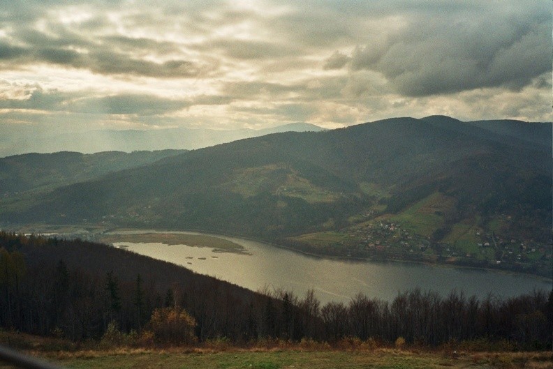 19-0049  23 -- Widok z tarasu restauracji "Meteo" na Rogacza i jego południowo-wschodnie ramię