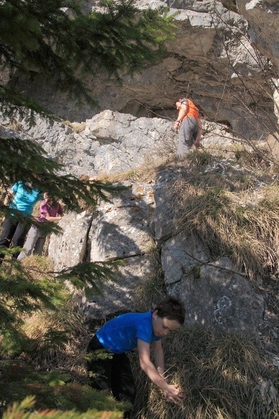 047-IMG 8023 -- Schodzenie z jaskini c.d.