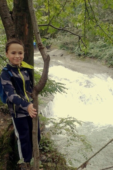 Poniedziałek, 25 września. Nad potokiem Wapienica
[Fot. z telefonu Beaty]