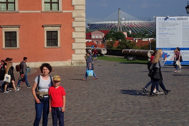 27-P7170078 -- Kawałek Zamku i jeszcze raz Stadion Narodowy