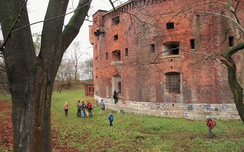 18-IMG 0134 -- Działa zainstalowano w kazamatach. Każdemu głównemu otworowi strzelniczemu towarzyszą dwa boczne, z których prowadzono obserwację i ostrzał karabinowy, plus górny, wentylacyjny (użycie prochu czarnego wiązało się ze sporym zadymieniem)